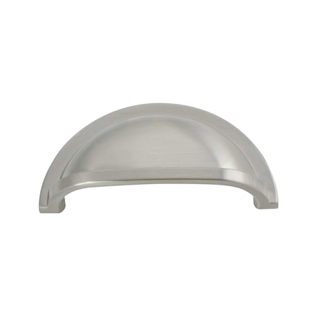 Hickory Hardware Cup Pull 3 Inch Center to Center P3055-SS